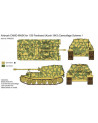 J's Works - Airbrush CAMO-MASK for 1/35 Ferdinand (Kursk 1943) Camouflage Scheme 1 - PPA5070