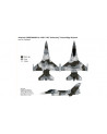 J's Works - Airbrush CAMO-MASK for 1/48 F-16C "Adersary" Camo Scheme - PPA5009