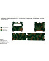 J's Works - Airbrush CAMO-MASK for 1/72 Elefant Tank Transporter Camouflage Scheme - PPA5102