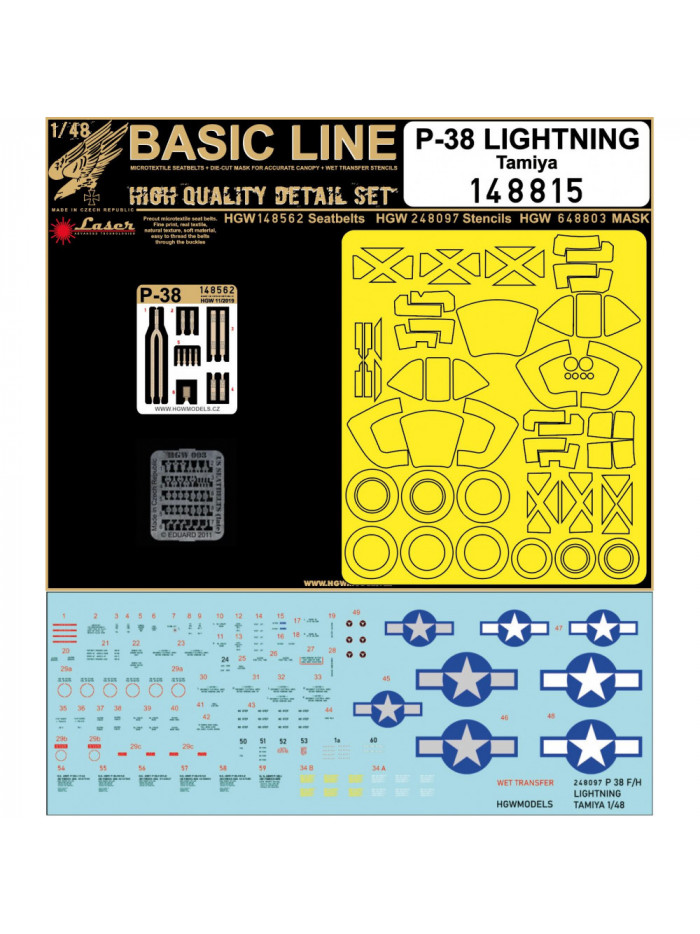 HGW - P-38F Lightning (TAM) - Basic Line 1/48 - 148815