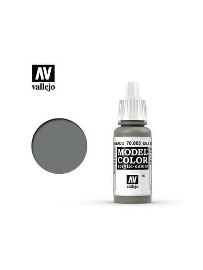 Vallejo Model Color - Metallic - Oily Steel (17 ml) - 70865