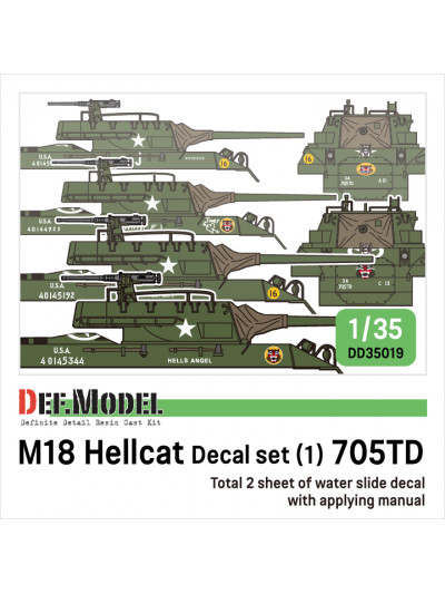 DEF - US M18 Hellcat Decal...