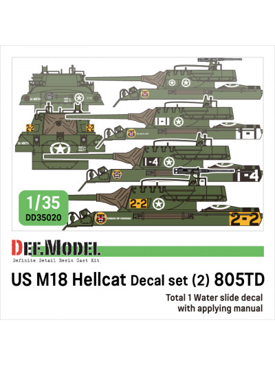 DEF - US M18 Hellcat Decal...