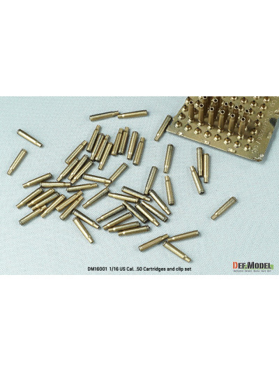 DEF - US Cal. .50 Cartridges and clip set (for 1/16) - 16001