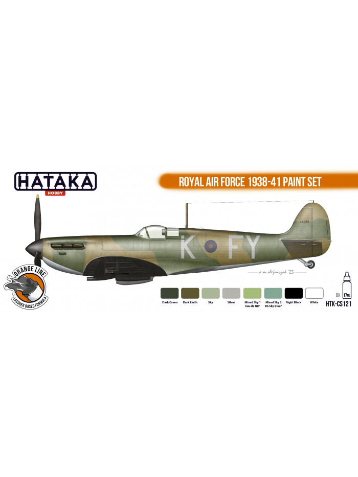 HTK - Royal Air Force 1938-41 Paint Set - CS121