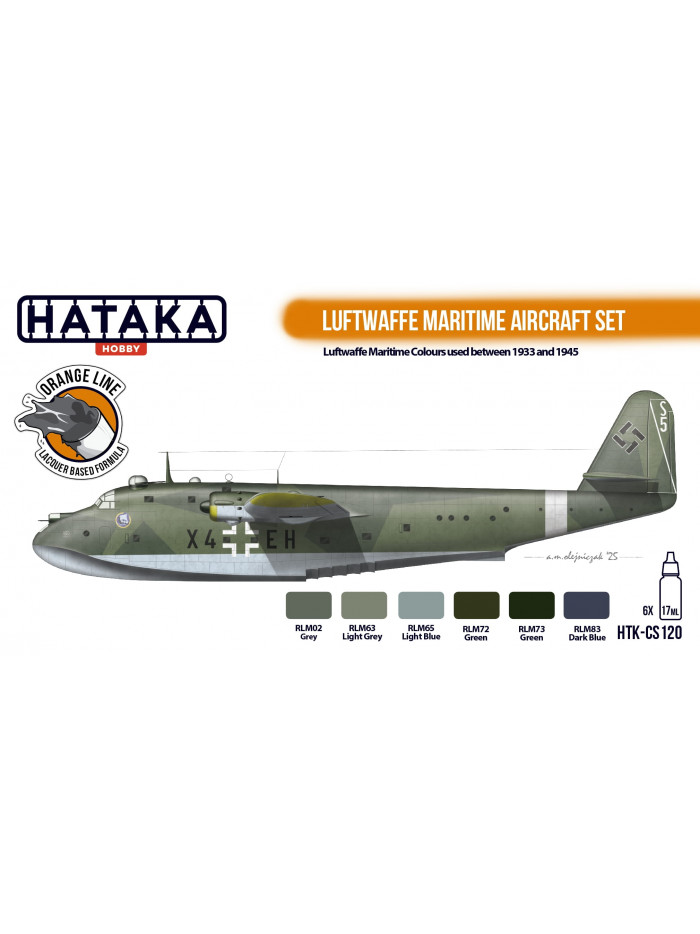 HTK - Luftwaffe Maritime Aircraft Paint Set - CS120