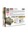 Lifecolor - German Tanks WWII Set 1 (22ml x 6) - CS01