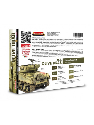 Lifecolor - US Tanks Set (22ml x 6) - CS11