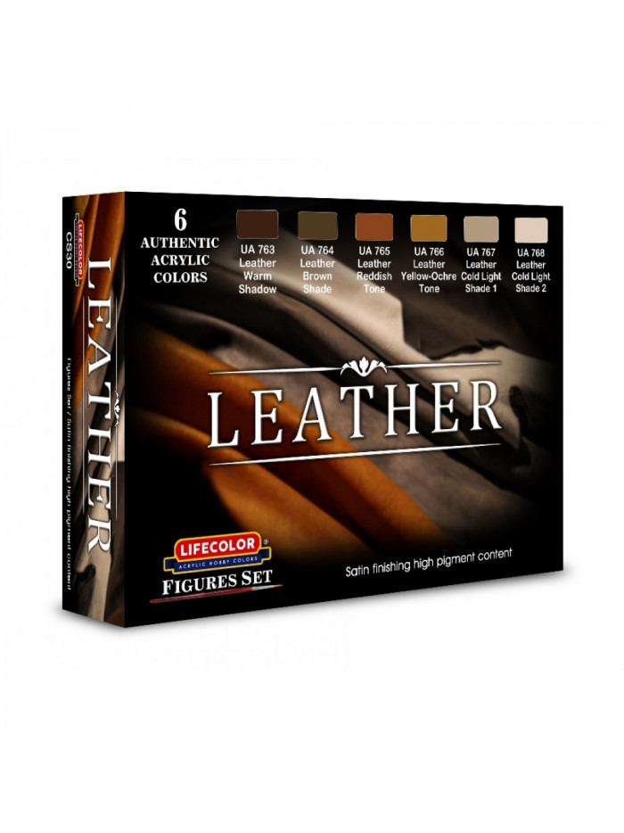 Lifecolor - Leather Set (22ml x 6) - CS30