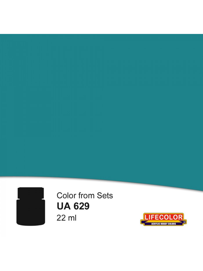 Lifecolor - US Navy WW II Navy Flight Deck Blue 21 Acrylic (22ml Bottle) - UA629