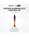 DSPIAE Precision Aluminum Alloy Hand Drill with Tungsten Drill Bits Set - AT-SHD