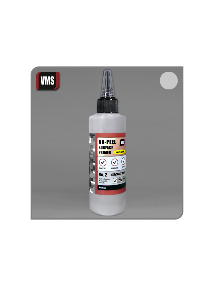 VMS - No-Peel Primer 100ml Primer Aircraft Light Grey - PR02
