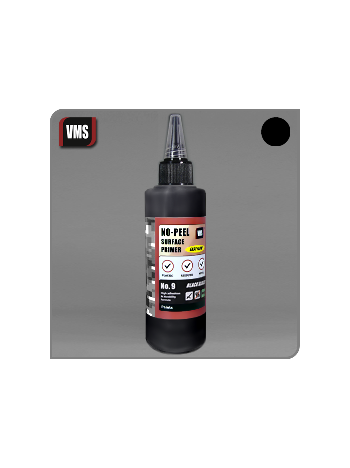 VMS - No-Peel Primer 100ml Primer Black Gloss - PR09