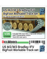DEF - US M2/M3 Bradley IFV BigFoot Workable Track set  (for 1/35 Tamiya/Academy M2/M3 kit) - DT35009