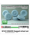 DEF Model - US M142 HIMARS Sagged wheel set - New Tool (for Trumpeter 1/35) - DW35160