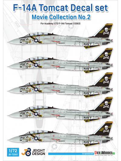 DEF - F-14A Tomcat Decal...