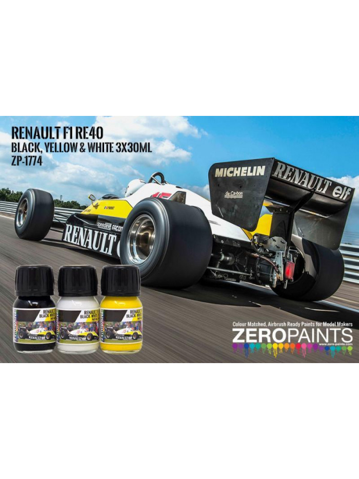 ZP - Renault F1 RE40 Paint Set 3x30ml - 1774