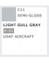 GNZ - Mr. Color Semi-Gloss Light Gull Grey H-51 USAF Aircraft - C11