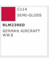 GNZ - Mr. Color Semi-Gloss Red RLM 23 - German Aircraft WW II - C114