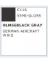 GNZ - Mr. Color Semi-Gloss Black Gray RLM 66 - German Aircraft WW II - C116