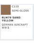 GNZ - Mr. Color Semi-Gloss Sandy Yellow RLM 79 - German Aircraft WW II - C119