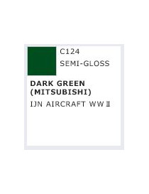 GNZ - Mr. Color Semi-Gloss Dark Green (Mitsubishi) -  IJN Aircraft WW II - C124