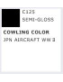 GNZ - Mr. Color Semi-Gloss Cowling Color -  Japan Aircraft WW II - C125