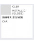 GNZ - Mr. Color Metallic (Gloss) Super Silver - Automotive - C159