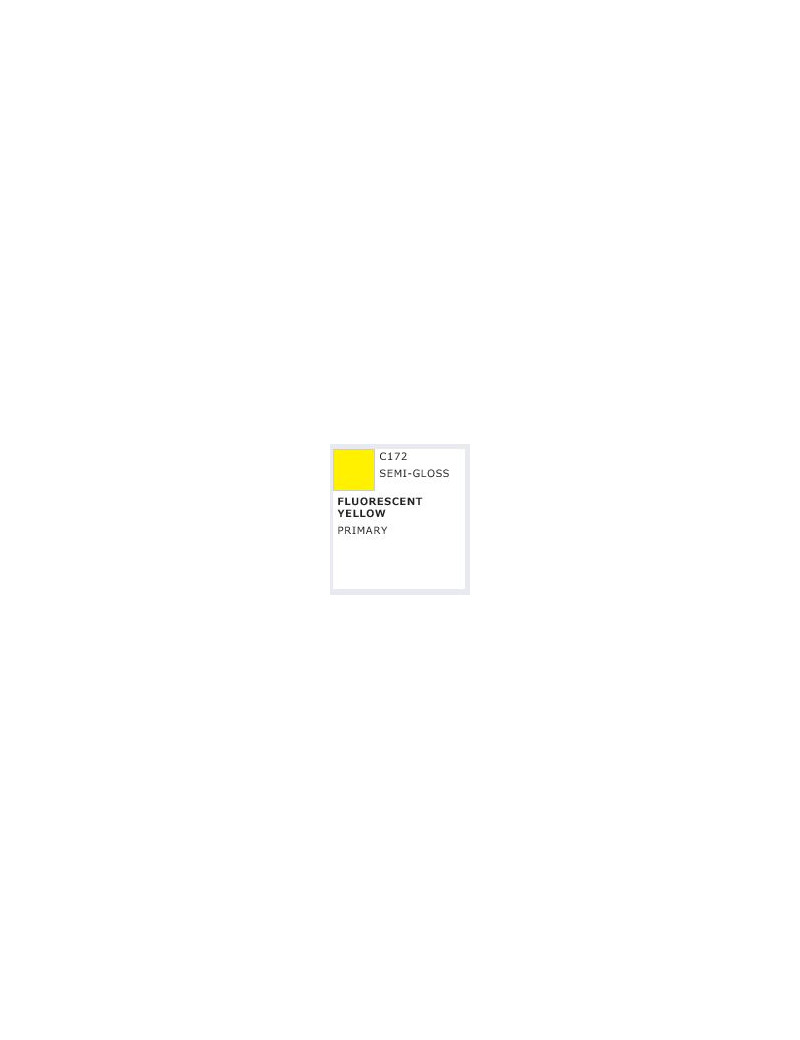 GNZ - Mr. Color Semi-Gloss Fluorescent Yellow  - C172