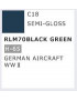GNZ - Mr. Color Semi-Gloss Black Green RLM 70 (H65) - German Aircraft WW II - C18