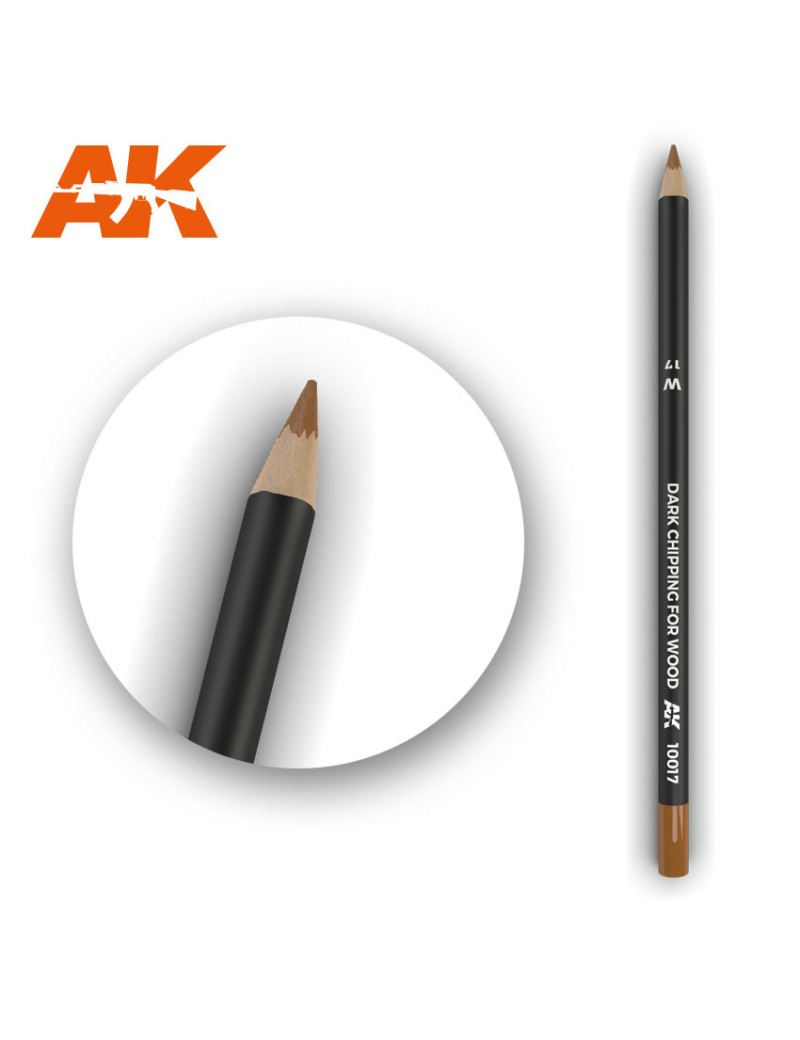 AK - Dark Chipping for Wood Weathering Pencil  - 10017
