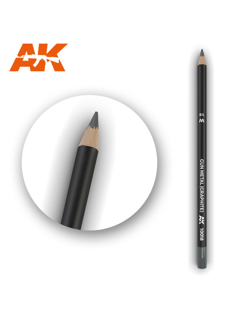 AK - Gun Metal (Graphite) Weathering Pencil  - 10018