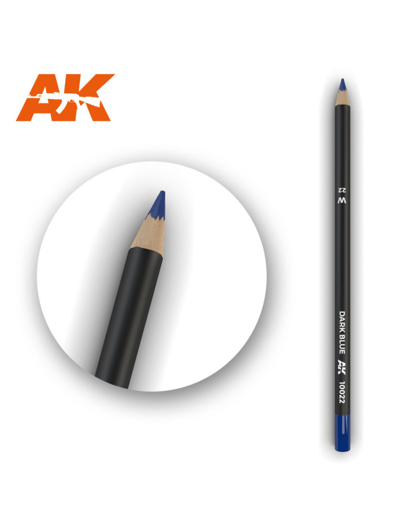 AK - Dark Blue Weathering Pencil  - 10022