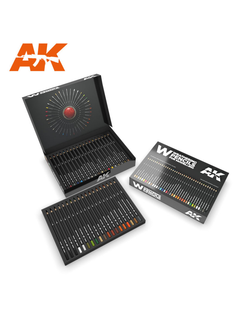 AK - Weathering pencils: Deluxe edition box  - 10047