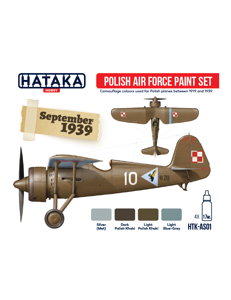 HTK - Polish Air Force paint set - AS01