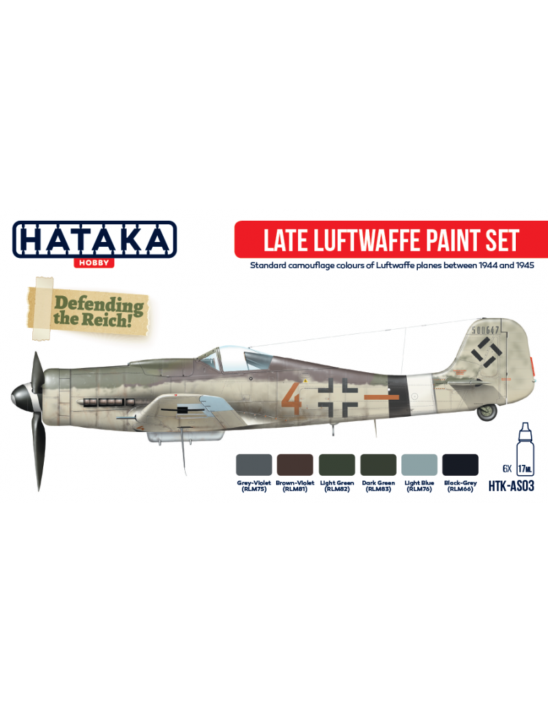 HTK - Late Luftwaffe paint set - AS03