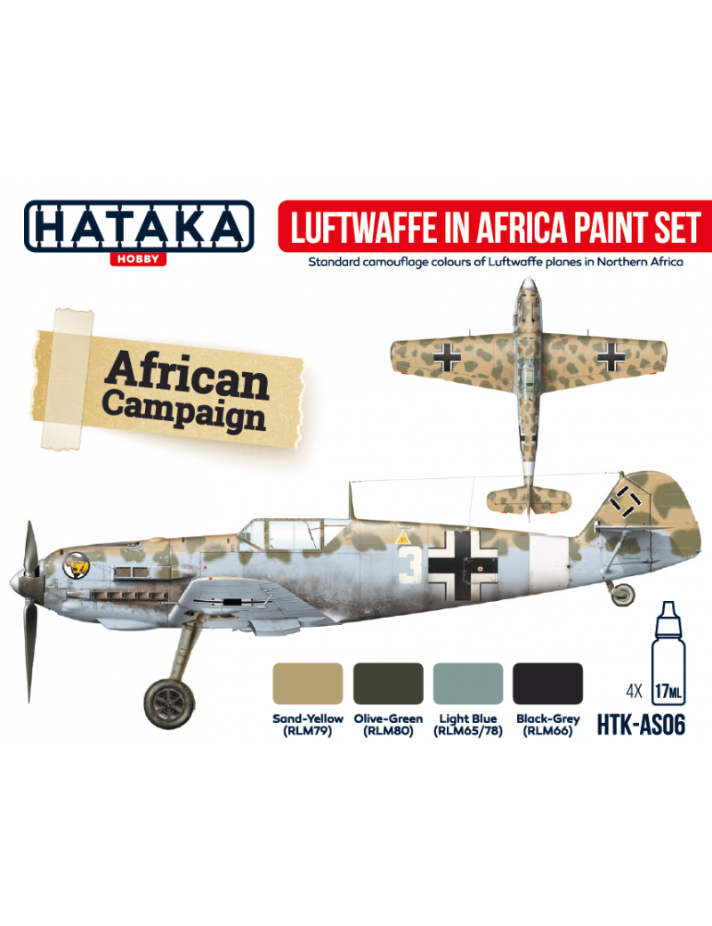 HTK - Luftwaffe in Africa paint set - AS06