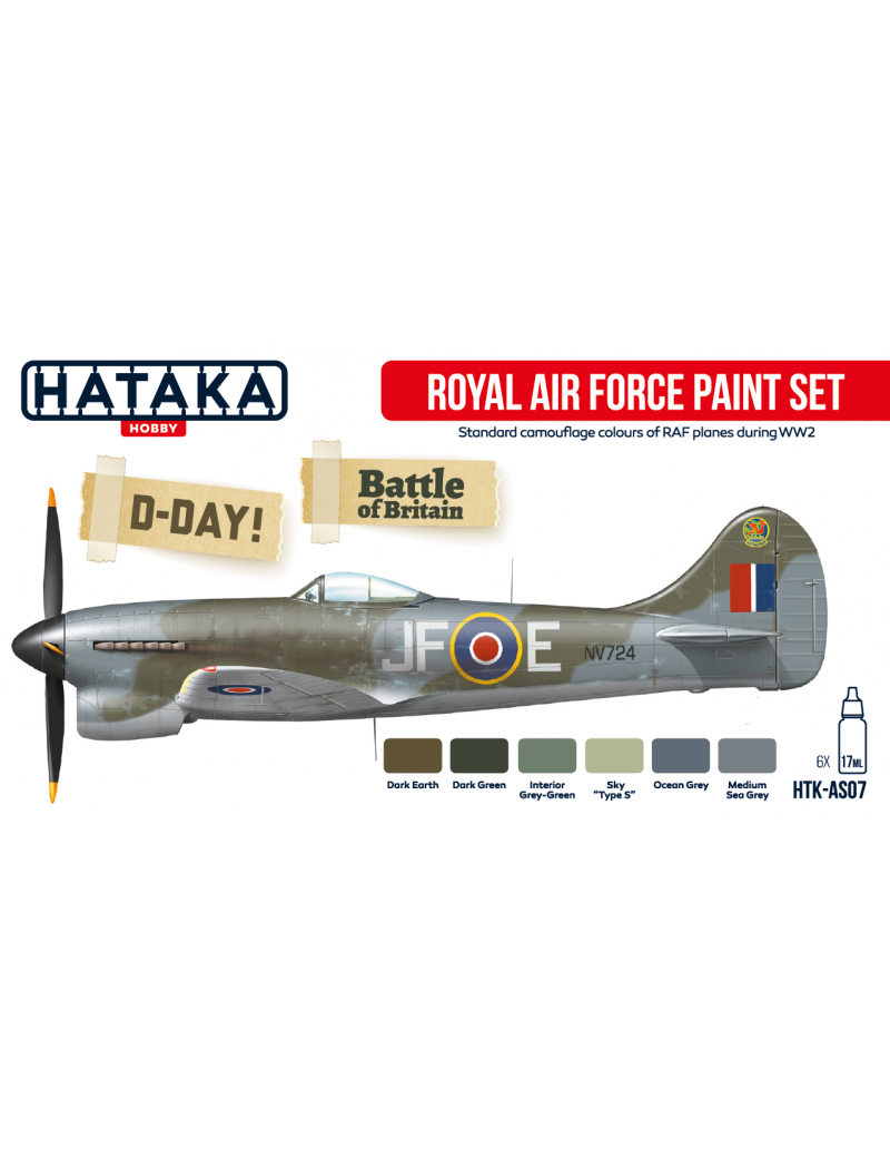 HTK - Royal Air Force paint set - AS07