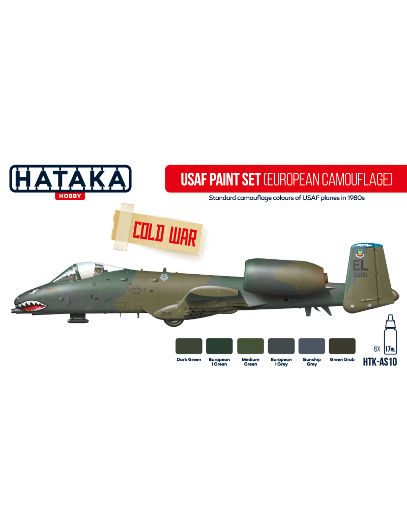 HTK - USAF Paint Set (European Camouflage) - AS10