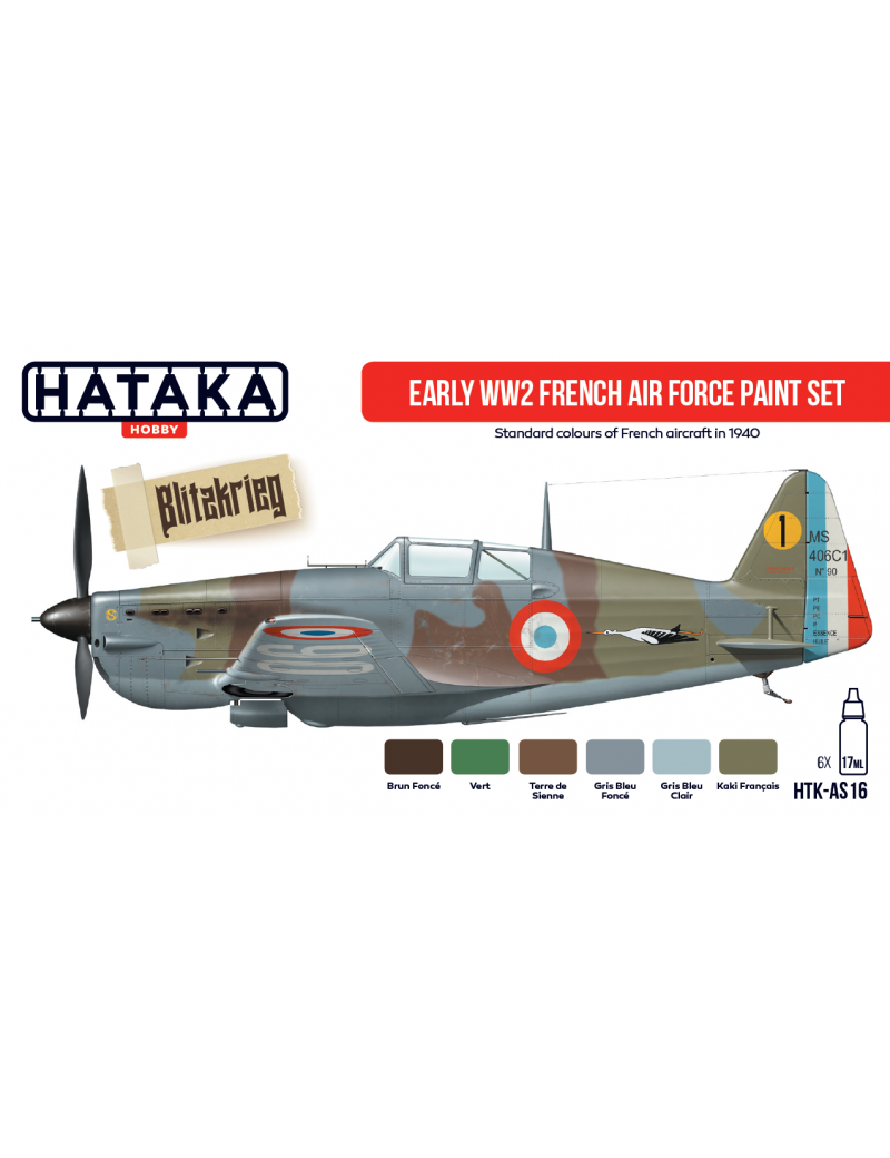 HTK - Early WW2 French Air Force paint set - AS16
