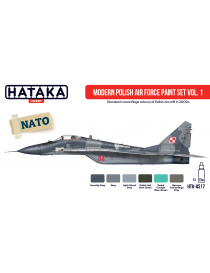 HTK - Modern Polish Air Force paint set Vol. 1 - AS17