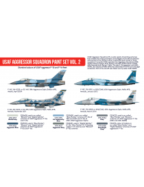 HTK - USAF Aggressor Squadron paint set vol. 2 - AS30