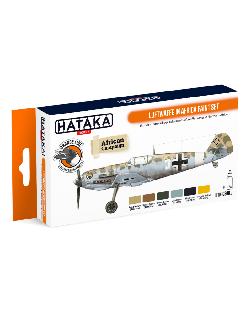 HTK - Luftwaffe in Africa paint set - CS06.2