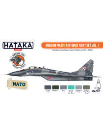 HTK - Modern Polish Air Force paint set vol. 1 - CS17