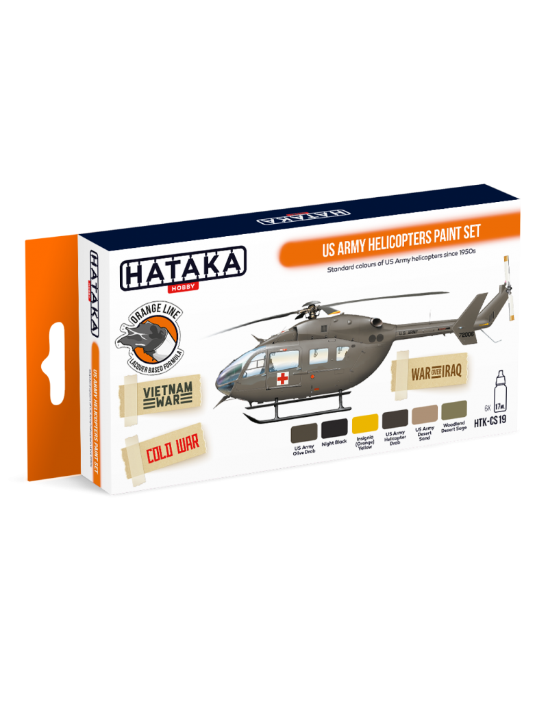 HTK - US Army Helicopters Paint Set  - CS19