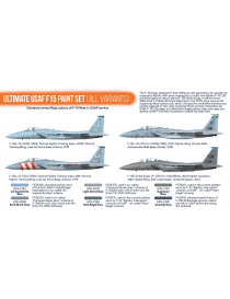 HTK - Ultimate USAF F15 paint set (all variants) - CS43