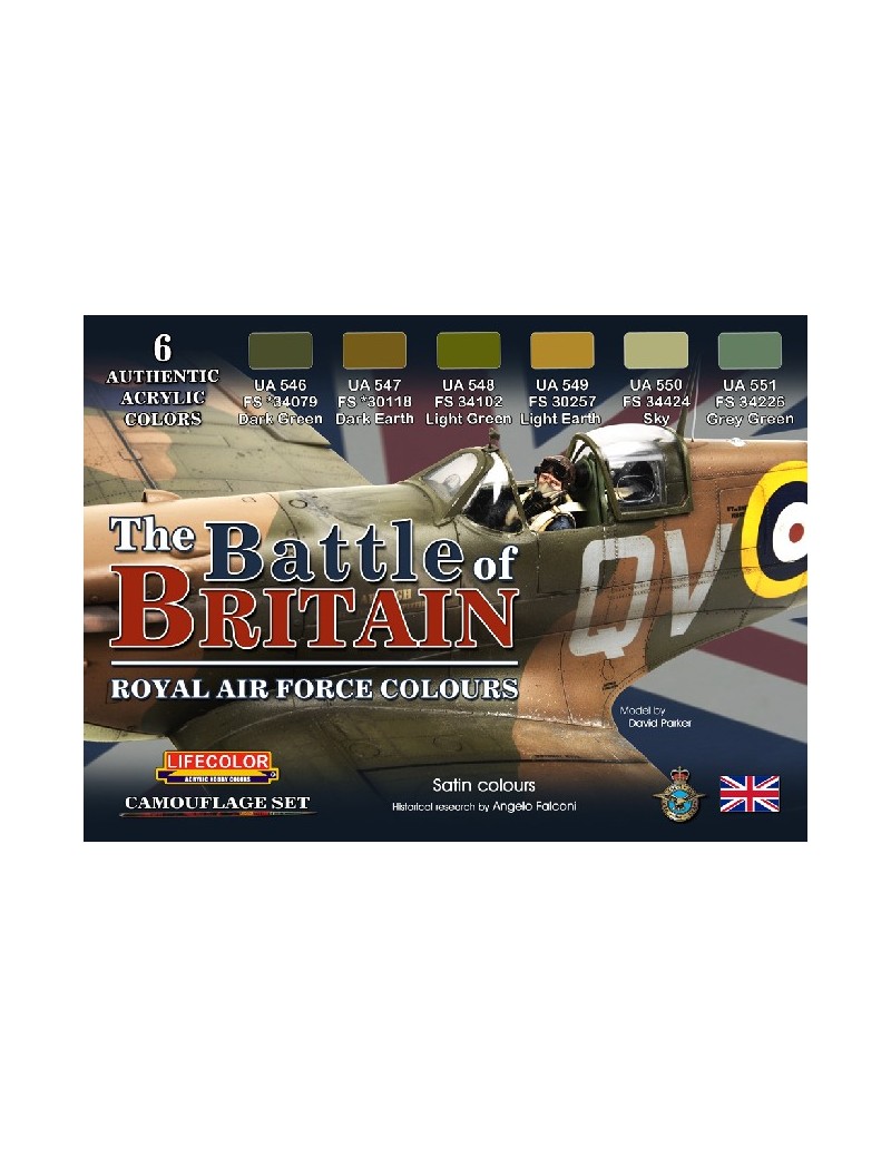 Lifecolor - Battle of Britain RAF Set - CS35