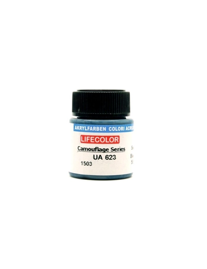 Lifecolor - US Navy WW II Navy Sea Blue 5S Acrylic (22ml Bottle) - UA623