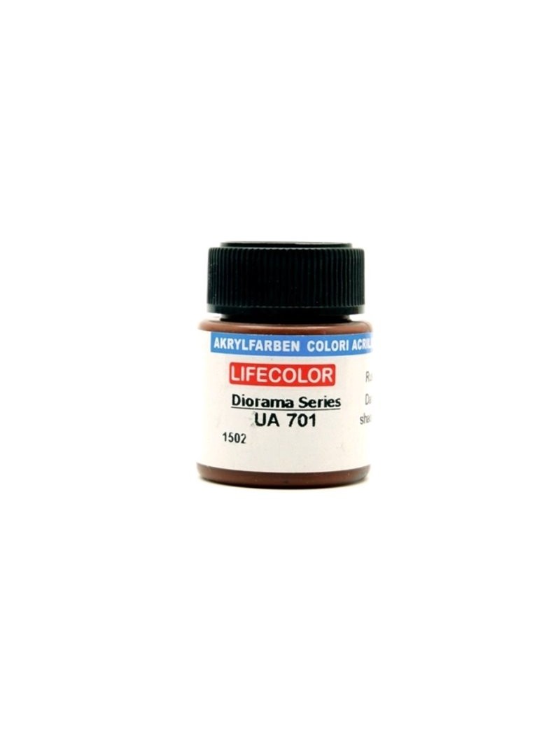 Lifecolor - Rust Dark Shadow Acrylic (22ml Bottle) - UA701
