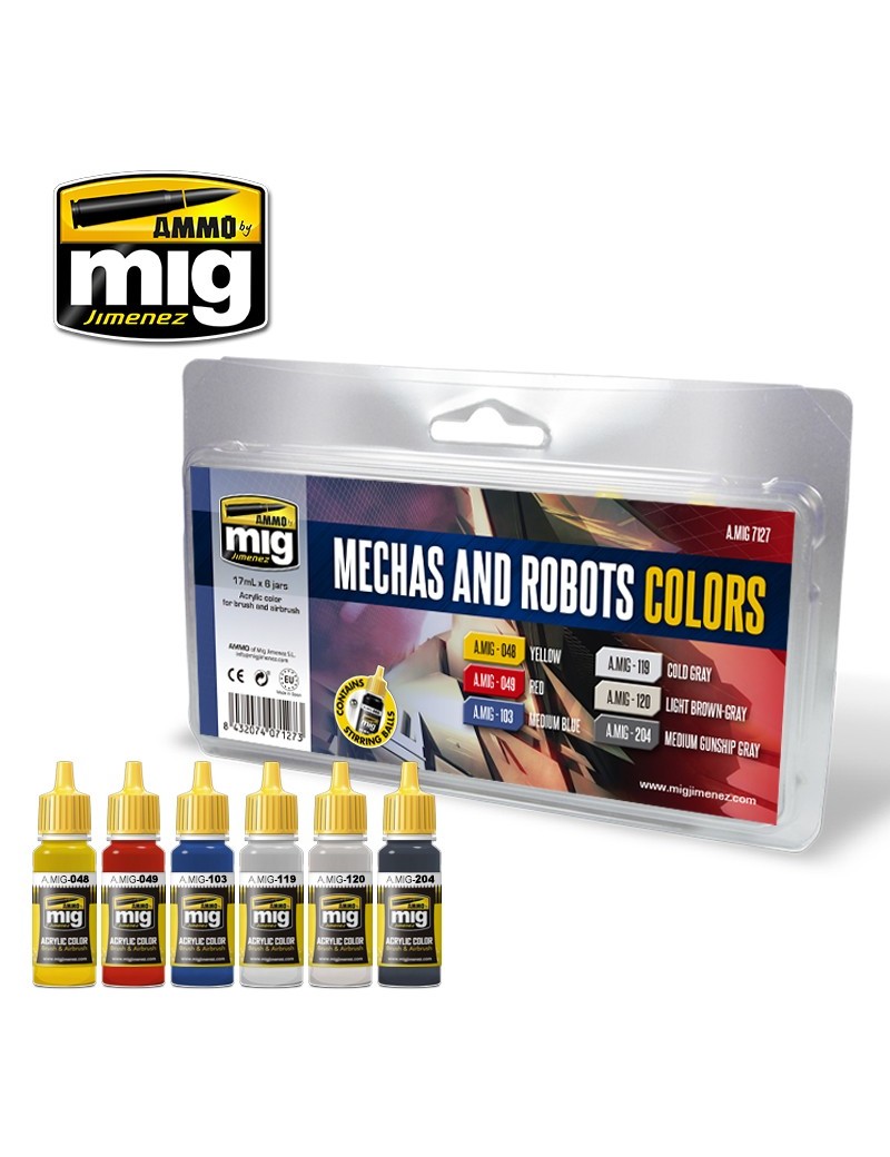 A.MiG -  Robots and Mechas Color Set - 7127